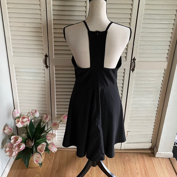 Lulus Black Fit & Flare Mini Dress - Picture 5 of 7